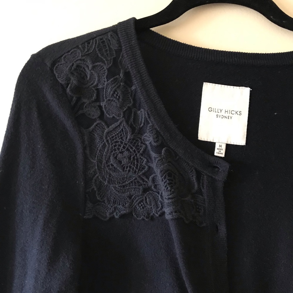 Gilly Hicks Navy Cardigan